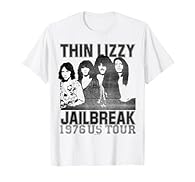 Music Tour design. Official Thin Lizzy Merchandise Thin Lizzy T-Shirts for Men, Women, Girls and Boys; Thin Lizzy Apparel; Thin Lizzy Tees; Thin Lizzy T-Shirt for Adults; Thin Lizzy Logo T-Shirt Lightweight, Classic fit, Double-needle sleeve and bott...