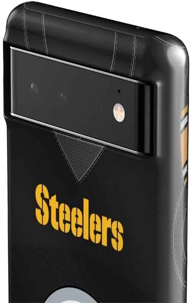 Skinit Pro Phone Case Compatible with Google Pixel 6 - Officially Licensed NFL Pittsburgh Steelers Team Jersey Design