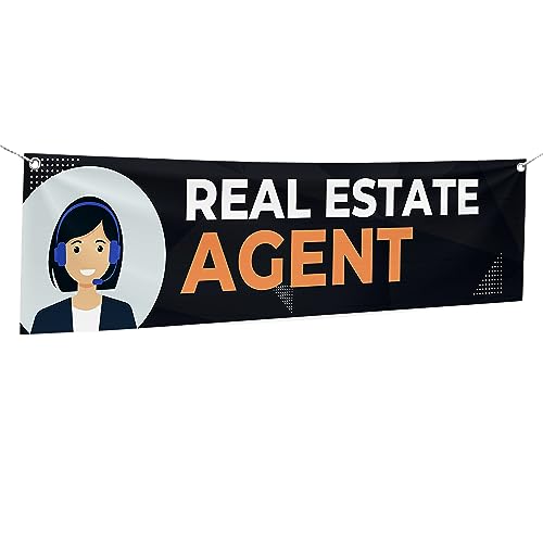 Real Estate Agent Large Banners and Signs for Outdoor by Mavis...