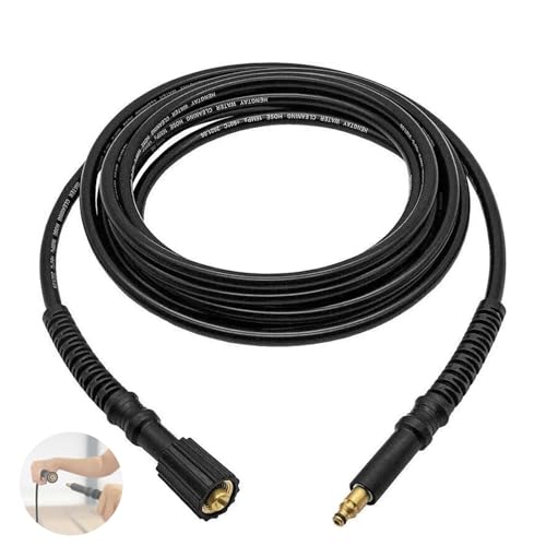 Beapkins 5m Pressure Washer Replacement Hose for Nilfisk Washer Hose Fittings Accessories Fits C100,C100.5,C100.7,C105,C105.7,C110,C110.3,C110.3-5,C110.4,C110.7,C120,C120.3-6,C125,C125.3-8,C120.5,C130