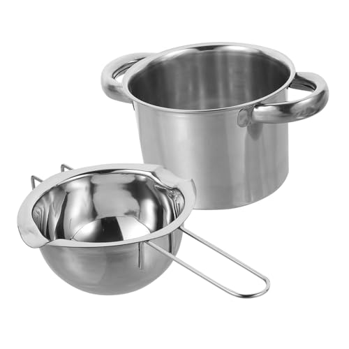 NAMOARLY Stainless Steel Double Boiler Pot Melting Pot Large Capacity for Chocolate Cheese and Butter Heating