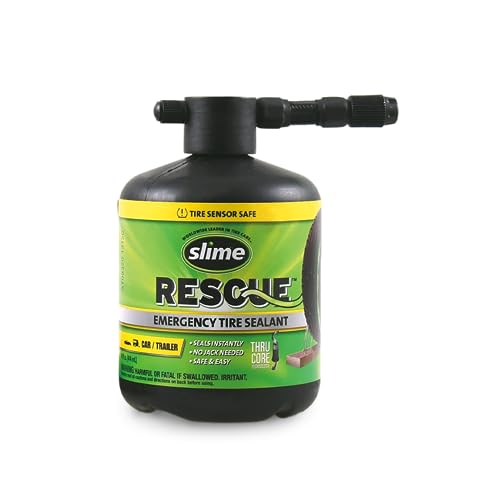 Image of Slime 50160 Emergency Roadside Kit with Flat tire Repair and Booster Cables for Truck /SUV, Heavy-Duty Vehicles