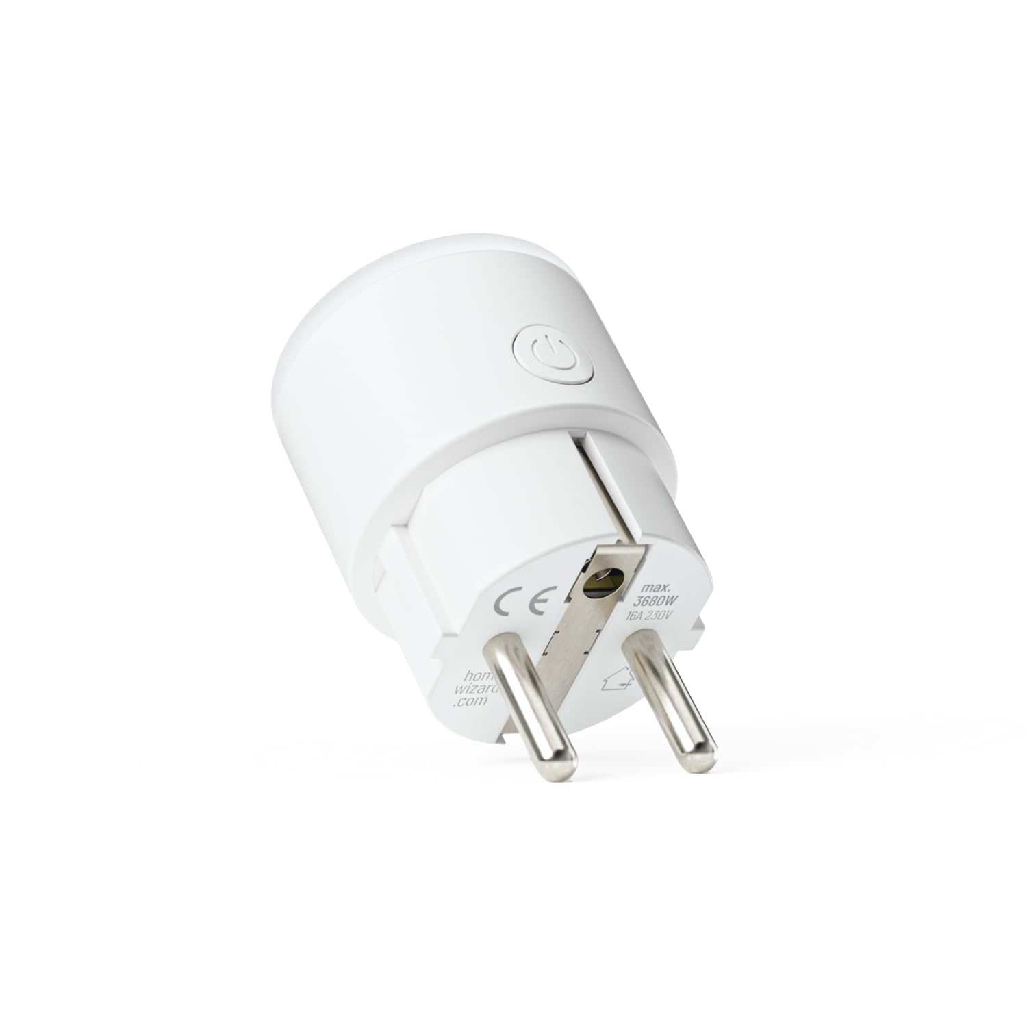 HomeWizard Energy Socket, WLAN Smart Steckdose mit Echtzeitüberwachung und App Steuerung, Geeignet für Balkonkraftwerk, präzise Energiemessung und Fernsteuerung, Weiß, 2er Pack