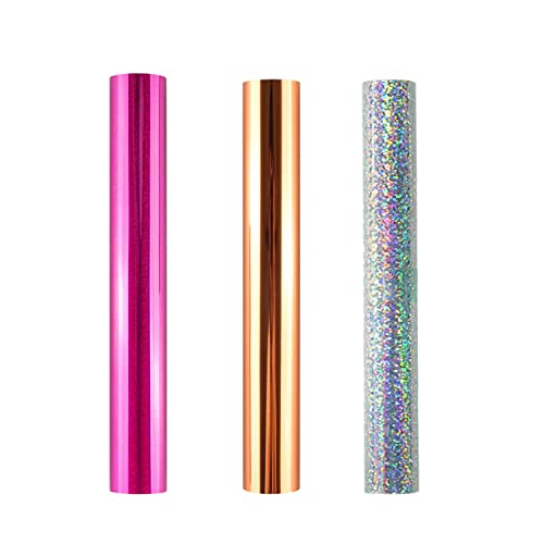 3 piezas papel aluminio brillantey papel aluminio estampado en caliente, papel aluminio por impresora láser y laminador tóner reactivo para álbumes recortes, manualidades papel