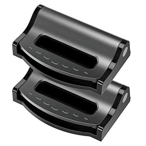 Weforu - Pinzas universales para cinturones de asiento de coche, 2 unidades, cierre de clip para ajustador, hebilla de inserción para cinturón de seguridad de coche Cover