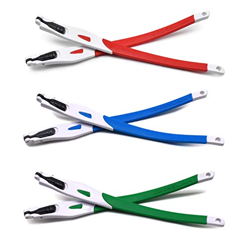 Jambes de cadre Oakley Crosslink branches de remplacement en caoutchouc blanc rouge