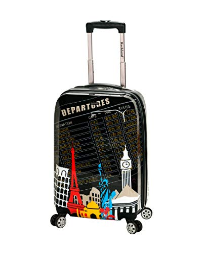 Rockland Departure Hardside Spinner Wheel Luggage, Assorted/Multicolor, 2-Piece Set (20/28) #TOP4