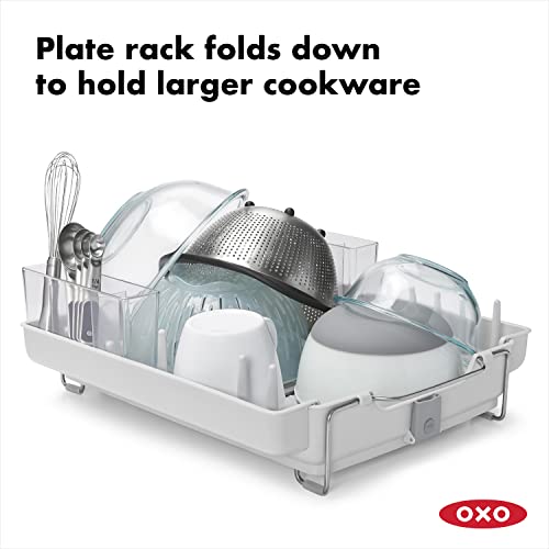 OXO Good Grips Foldaway Dish Rack - Image 2