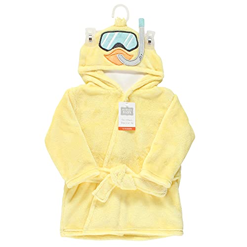Hudson Baby Baby Girls Plush Pool And Beach Cover-Ups Bathrobes, Scuba Duck, 12-18 Months Us #TOP1