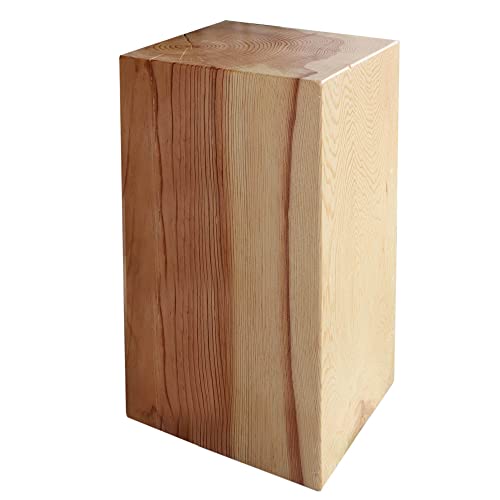 NATUREHOME Baumstamm-Hocker Beistelltisch Weidenholz Natur 28 x 28 x 47 cm