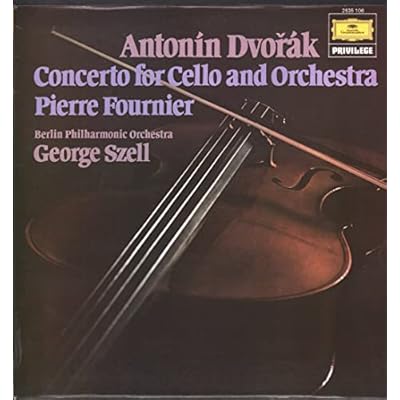 Anton&iacute;n Dvor&aacute;k - Pierre Fournier, Berliner Philharmoniker, George Szell - Cellokonzert - Deutsche Grammophon - 2535 106