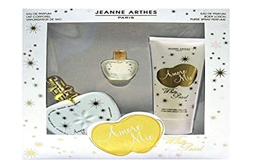 Jeanne Arthes Amour Mio White Pearl Geschenkset 100ml EDP + 100ml Body Lotion + 7ml EDP