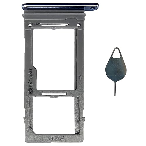 Ubrokeifixit Galaxy Note9 Micro SD Card Slot Single Sim Card Tray Holder Replacement for Samsung Galaxy Note9 SM-N960U SM-N960F Blue - image 1