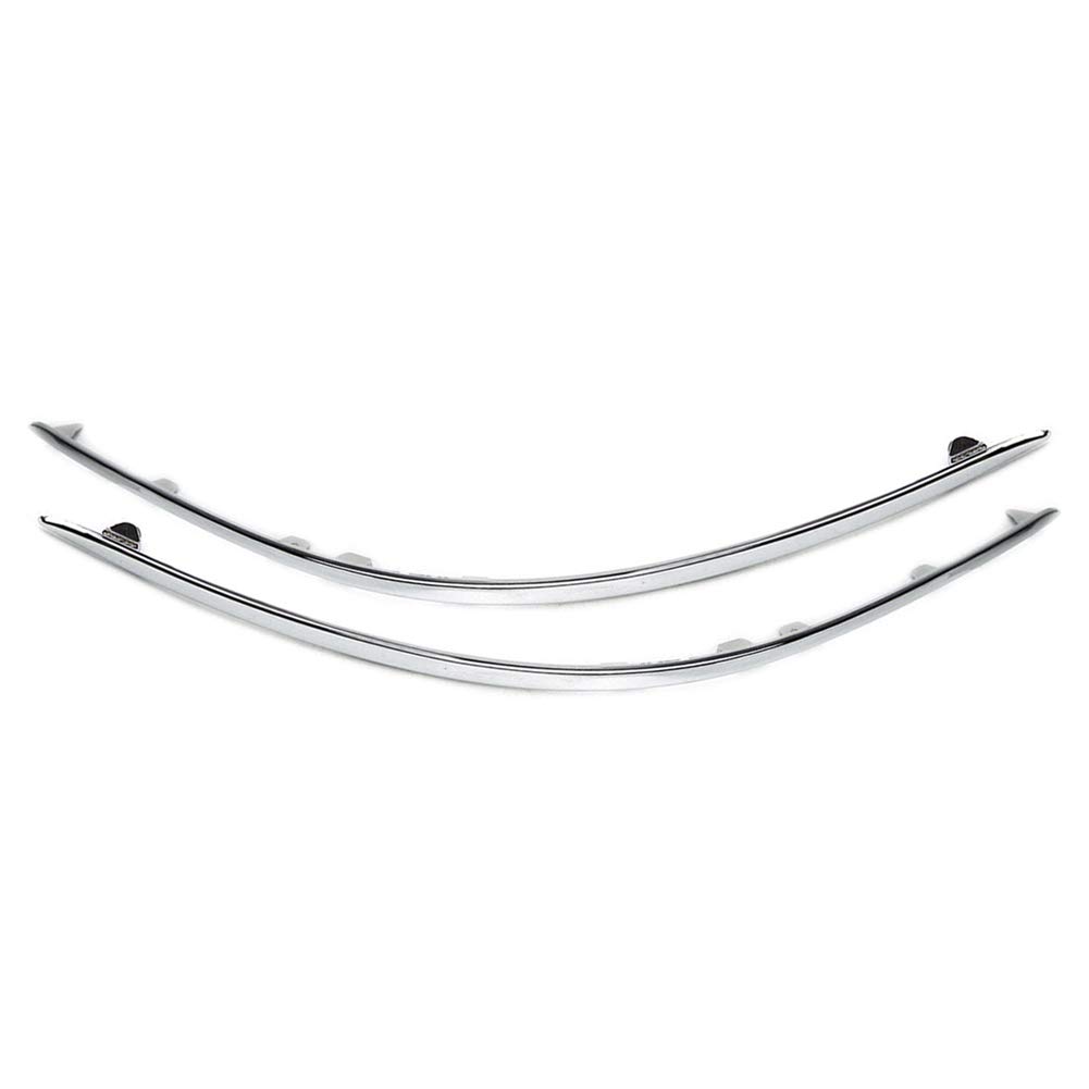 Strisce decorative per paraurti anteriore per Classe C W204 2007 2008 2009 2010 2011, lato sinistro e destro, A2048850721 A2048850821