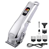 Recortadora de caballos inalámbricos, cortapelos de caballo, potente y silenciosa, recargable para melena gruesa y pelo enredado, Trimmer para caballos