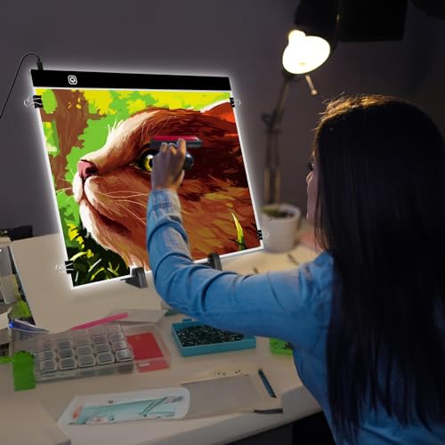 Tableau lumineux A3 format LED pour dessin et de calquage - 7