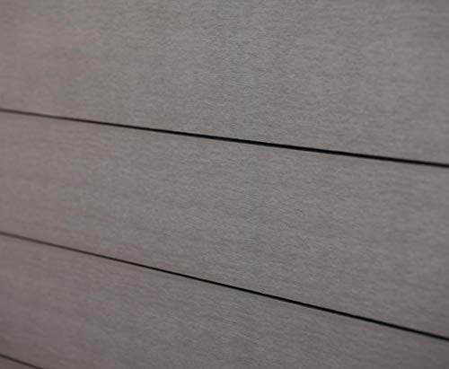bambus-discount.com Einzelbrett für WPC Sichtschutzzaun anthrazit mit 15 x 2 x 178cm - Einzelprofil Brett WPC-Profil – Bild 3