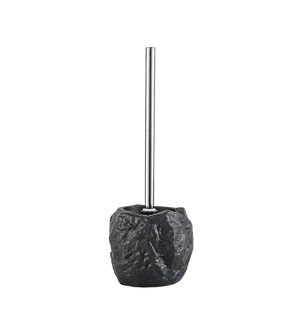 Bathroom Clean Ceramics Toilet Brush And Holder Set, Long Handle Bowl, Bathroom Cleaning Hygienic Storage(A)