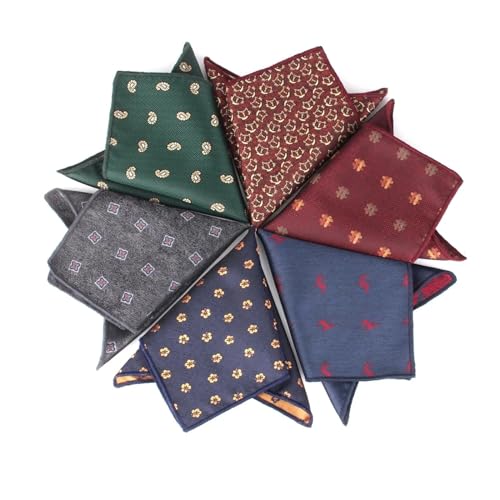Foulard messieurs bandanna imprimé paisley élégant mouchoir serviette de poche de costume