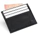 Produktbild DONBOLSO Toronto Slim RFID Blocking Wallet für Männer - Minimalistisches und kleines Kartenetui mit Mehreren Fächern für Karte und Bargeld - Dünne und kompakte Geldbörsen - Vintage Schwarz