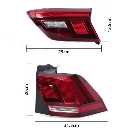 Cabochon feux arrière feu stop clignotant 5NN945095A 5NN945096A pour VW