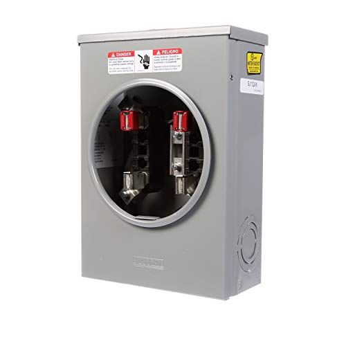 Socket de compteur Oh 100A boîtier de comptage électrique monophasé ring type