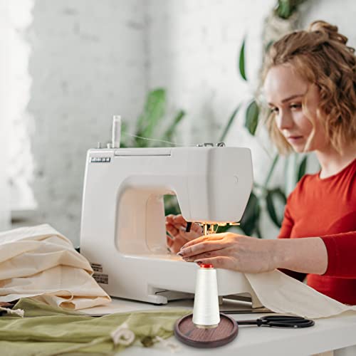 Sewacc Embroidery Thread Holder Wooden Spools Thread Holder Single Thread Rack Sewing And Embroidery Thread Organizer For Diy Embroidery Quilting And Sewing Threads Thread Holder Stand #TOP1