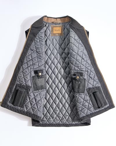 Image of Venado Concealed Carry Vest for Men - Heavy Duty Canvas - Conceal Carry Pockets