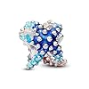 Pandora Moments 793817C01 - Ciondolo a forma di stella marina colorata in argento Sterling, 9,9x8,6x9,4 mm, Argento sterling, Nessuna pietra preziosa