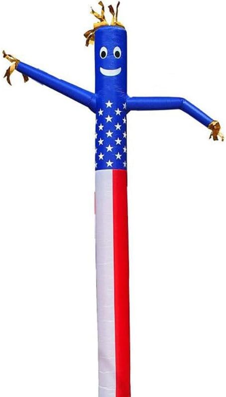 20Ft Advertising Inflatable Tube Men Blow Up Giant Waving Arm Fly Puppet Christmas Halloween Decorative Signs For Business Store Party (No Blower), Multicolor