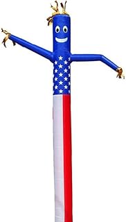 20ft Advertising Inflatable Tube Men Blow Up Giant Waving Arm Fly Puppet Christmas Halloween Decorative Signs for Business Store Party (No Blower)