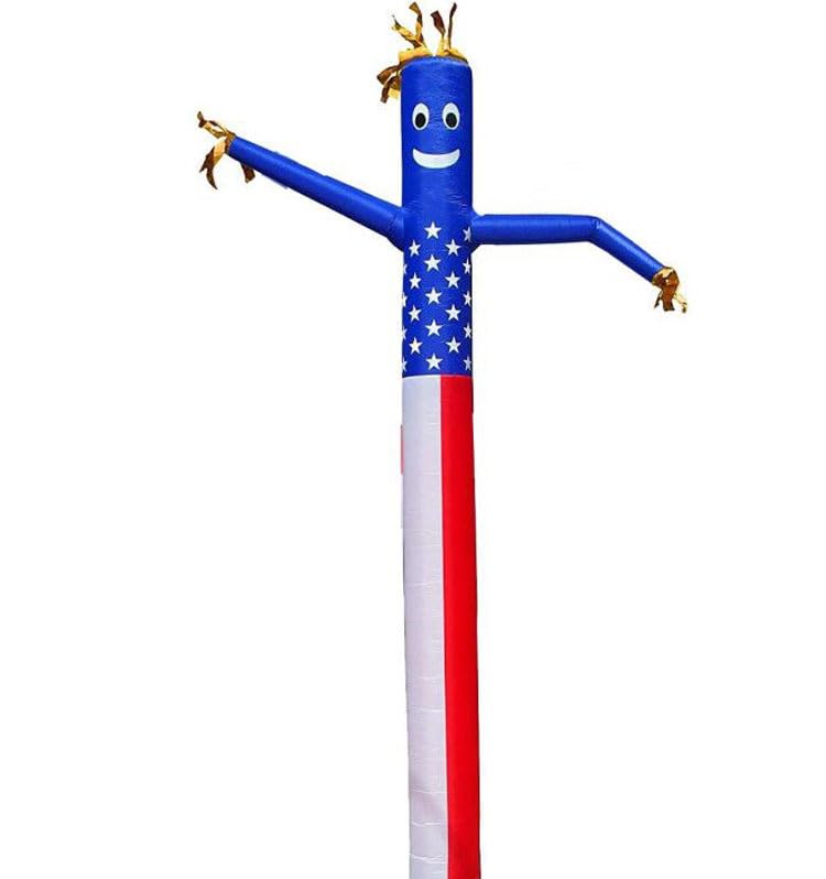 20ft Advertising Inflatable Tube Men Blow Up Giant Waving Arm Fly Puppet Christmas Halloween Decorative Signs for Business Store Party (No Blower)