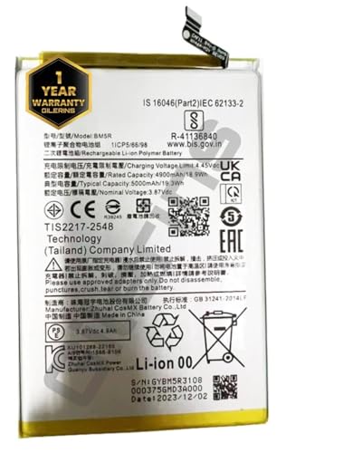 Image of Original BM5R Battery for Redmi 12 MZB0EYYIN Battery with 1 Year Warranty****(R213)