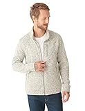 Lucky Brand Men's Long Sleeve Zip Front Los Feliz Fleece Sweatshirt, Cream, XL