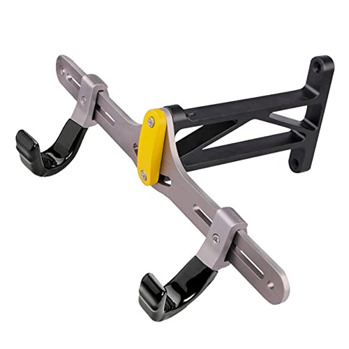 Support mural horizontal pour vélo réglable et stable pour garage