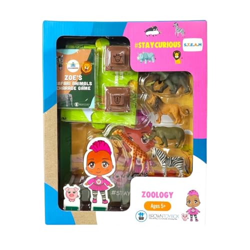 Educational Science Diorama Kit for Kids Ages 6–8- Gift for Boys & Girls (Zoe (Zoology)