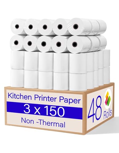Star SP700 Kitchen Printer Paper (48 Rolls) 3" x 150' 1 Ply Bond
