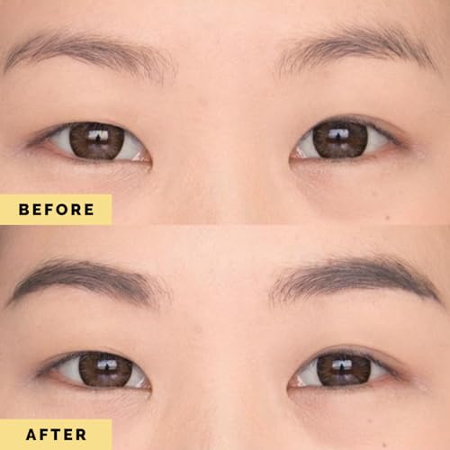 Image of Elizabeth Mott Queen of the Fill Tinted Eyebrow Gel - Black, 4g | Brow Filler for Fuller Looking Brows, Covers Grays, Water-Resistant, Smudge-Proof, Cruelty-Free, Black Shade
