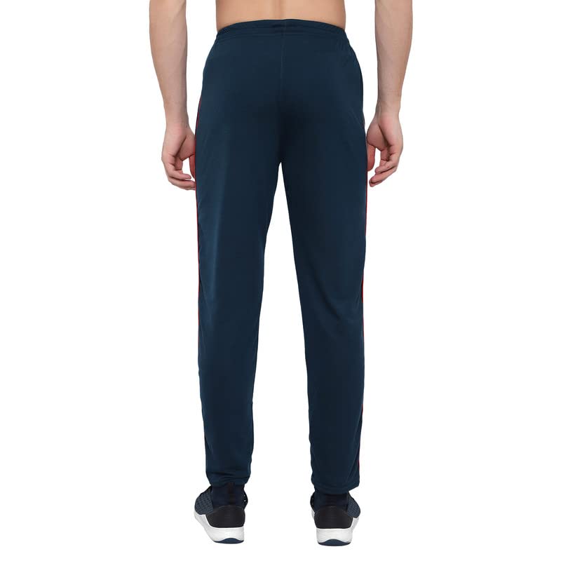 Image of GOLAZO Regular Fit Multicolor Cotton Track Pants for Men with Comfort and Style in Your Athelisure Wear