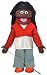 25" Sierra, Black Girl, Full Body, Ventriloquist Style Puppet