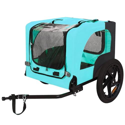 Oipari 3-in-1 Heavy-Duty Bike Cargo Trailer for E-Bikes, Bike Trailer Cargo, 110lb Capacity with Suspension, Lockable Brake, Bike Cargo Trailers (D)