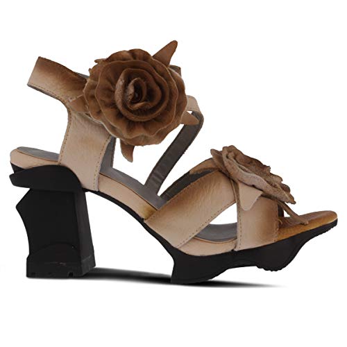 Image of Spring Step L`Artiste Women's Shelly Ankle Strap Sandal Beige EU 41 / US 9.5-10