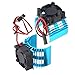 Eulbevoli 3660 RC Car Brushless Motor Cooling Fan, 3650 Brushless Motor Fan Matériel de Haute qualité Facile à Utiliser avec dissipateur Thermique pour Voiture RC(Bleu)