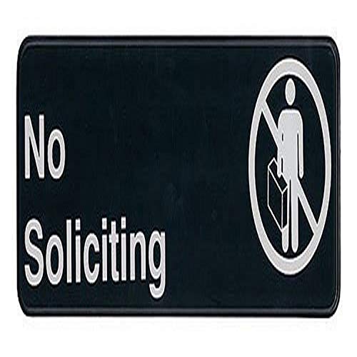 No Soliciting Sign