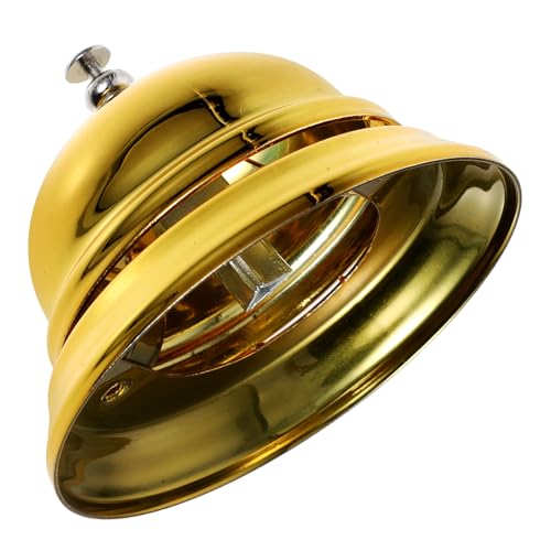 ifundom Campanello da Tavolo in Lega per Esecuzione Musicale, Campana di Inizio Partita e Campanello di Servizio Pasti, Leggero e Compatto per Giochi da Tavolo e Reception Colore Casuale