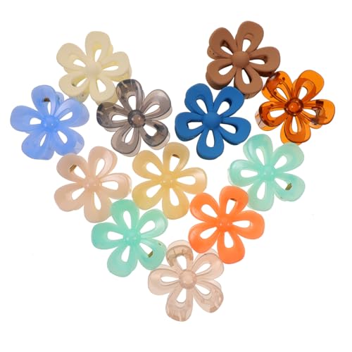 Pinces à cheveux fleurs mat grand maintien arrière pour chignon