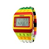 comprar leds electronica ❤ ❀ ❀ Infantil y Joven, de Pulsera, Correa de Suave Silicona, Trendy Regalo Correas de Reloj de Repuesto de Silicona para Xiaomi Huami Youth Watch Moda mujeres hombres vintage tierra mundo mapa
