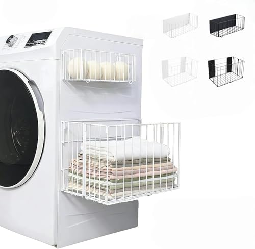 磁気折りたたみ式収納バスケット、磁石 バスケット 折りたたみ、磁気壁掛けキッチン収納ラック、スバスルームラック、キッチンラック、磁気壁掛けキッチン収納ラック、おもちゃ収納、耐荷重3?5kg、さまざまなシナリオに適しています