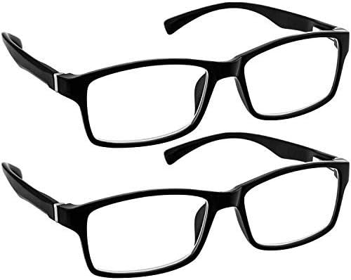 TruVision Readers Blue Light Blocking Reading Glasses - Blue Light Blocking Readers with UV protection for Men and Women 9601HP