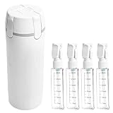 Dispensador 4 en 1 viaje, botes rellenables para gel y champú